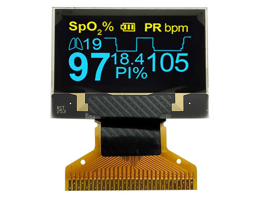 0.96 oled 12864 for wearable application