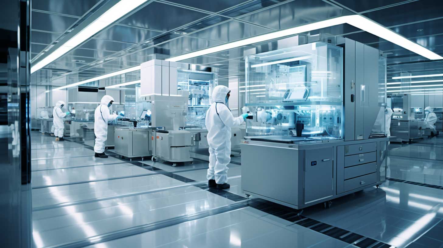 within a cutting edge oled display manufacturing facility
