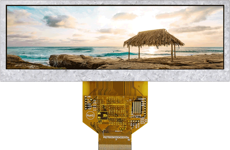 5.2 inch bar type wide lcd display