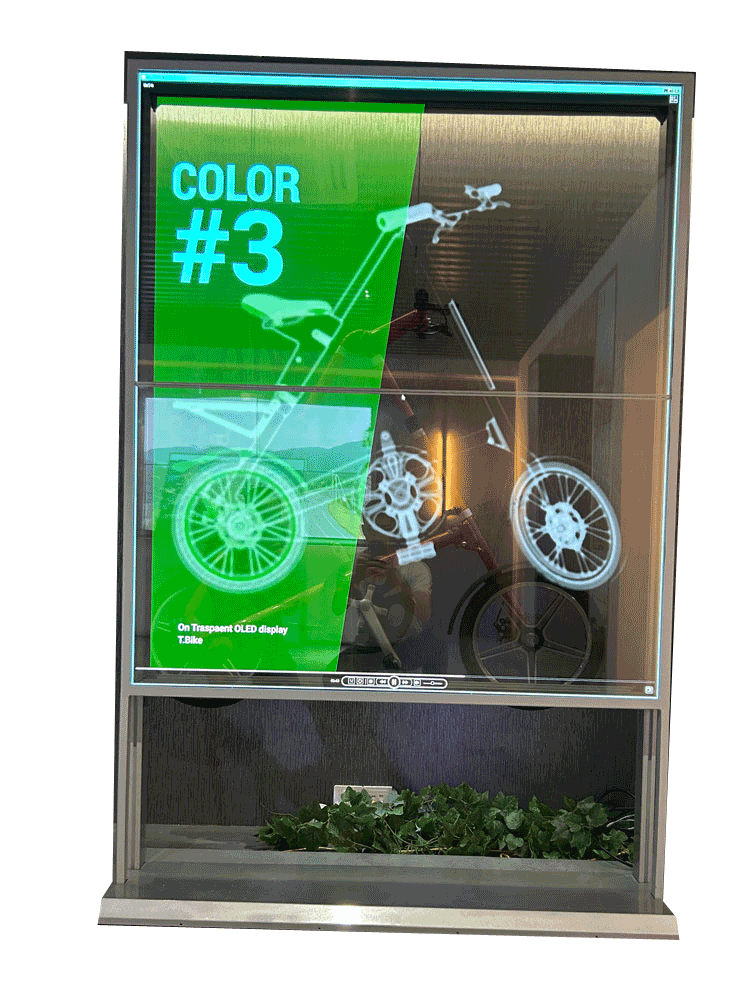 transparent oled video wall