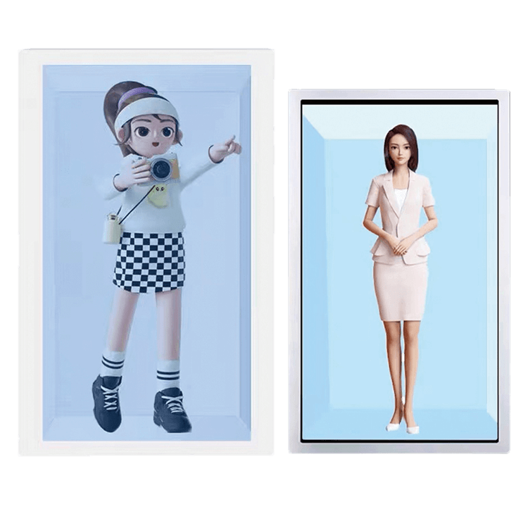 transparent lcd digital human display