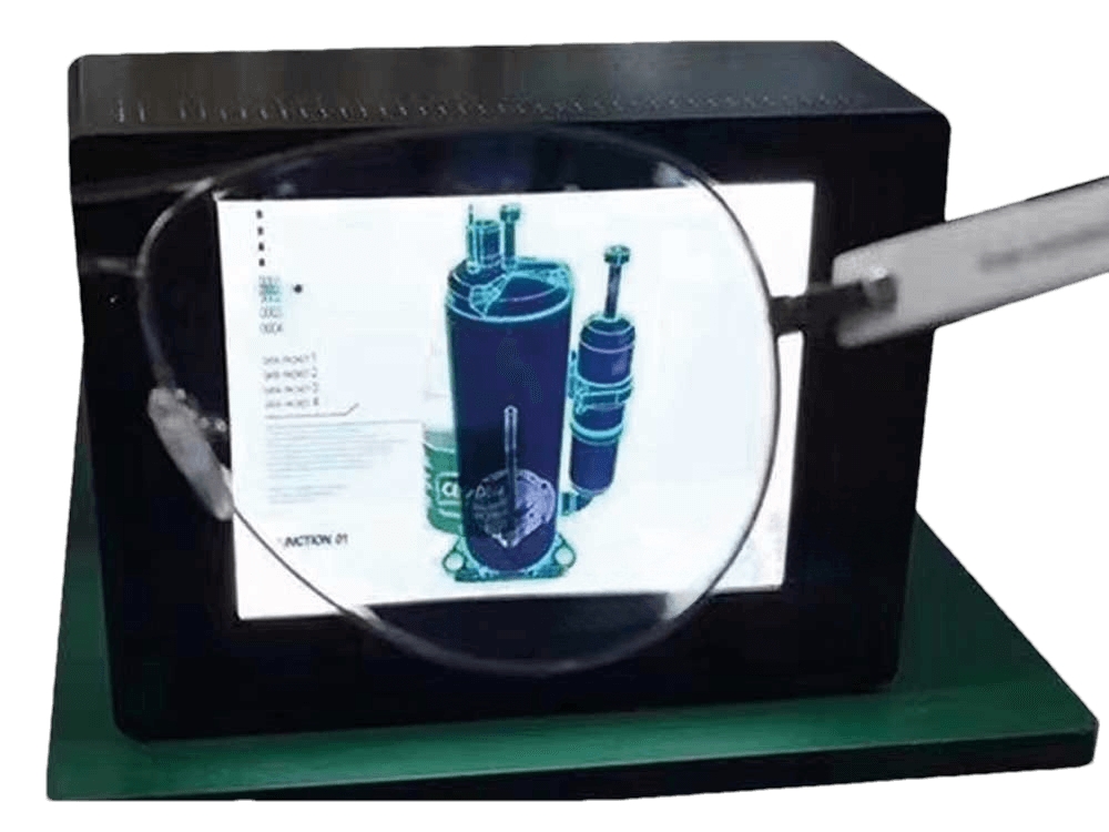 custom transparent lcd display