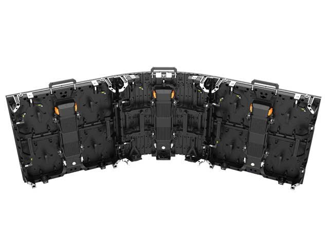 curved rental led display modular system