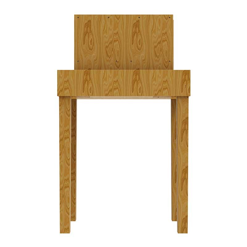 30-inch landscape wooden console transparent OLED rear view