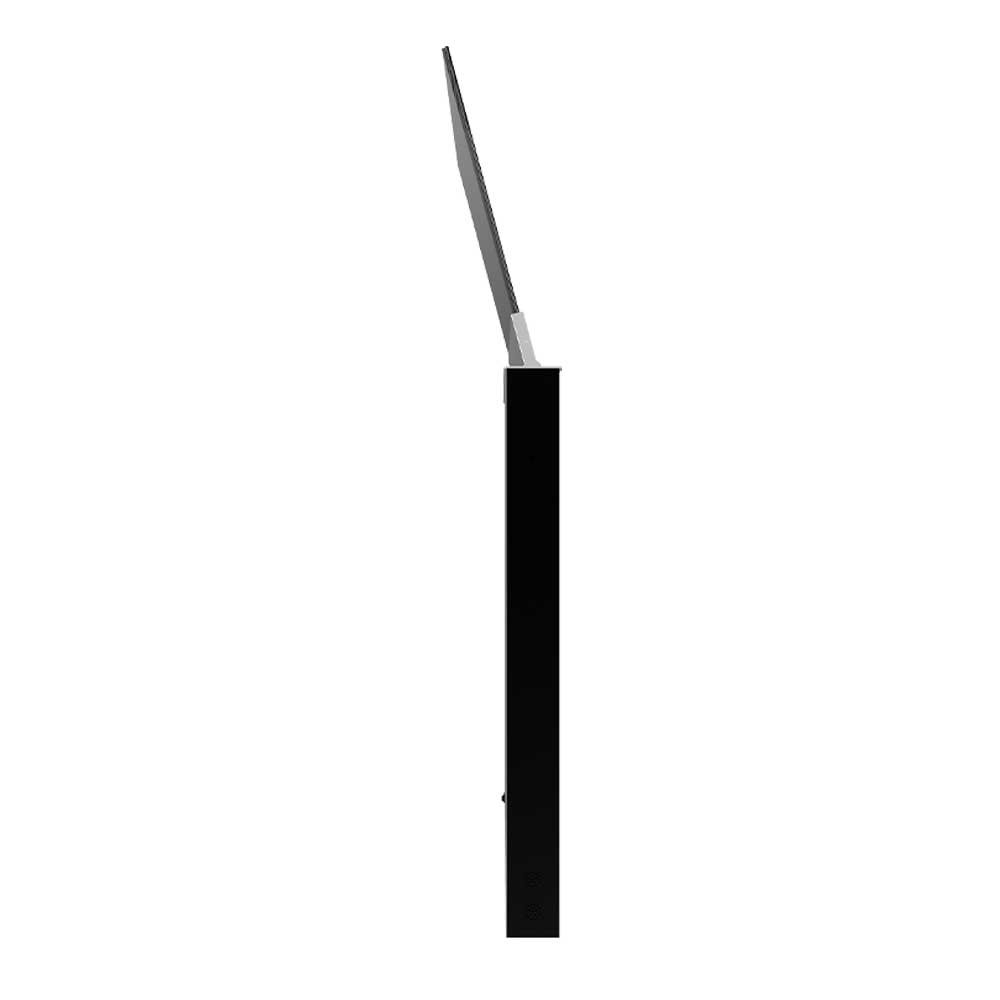 30-inch motorized lift-up transparent OLED display side view
