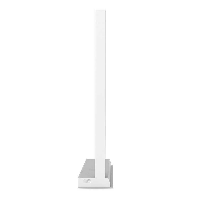 55-inch portrait pedestal transparent OLED side view