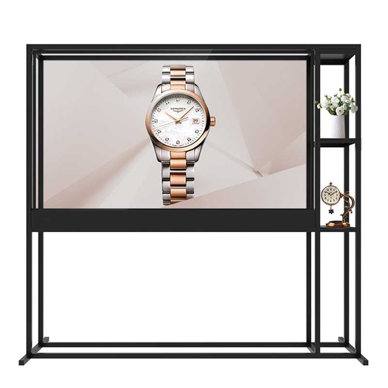 77-inch landscape architectural frame transparent OLED working view