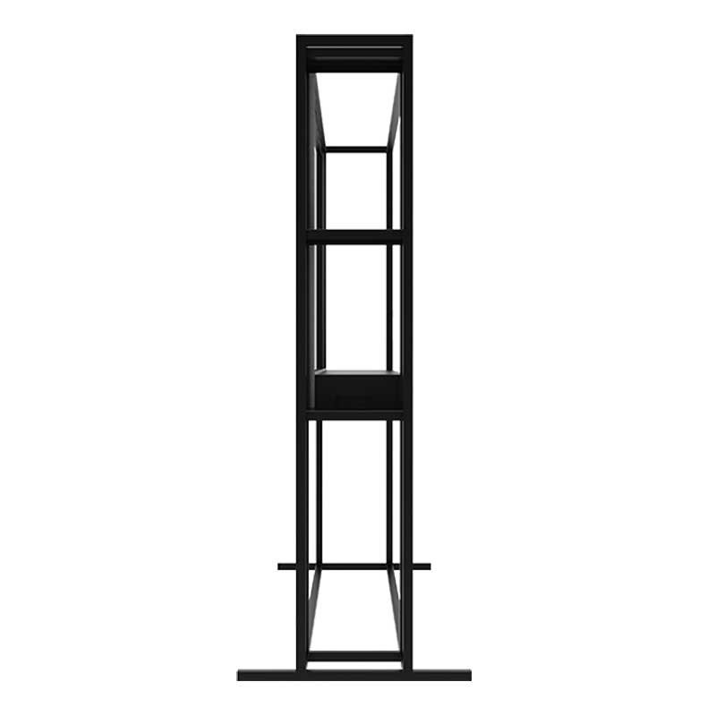 77-inch landscape architectural frame transparent OLED side view