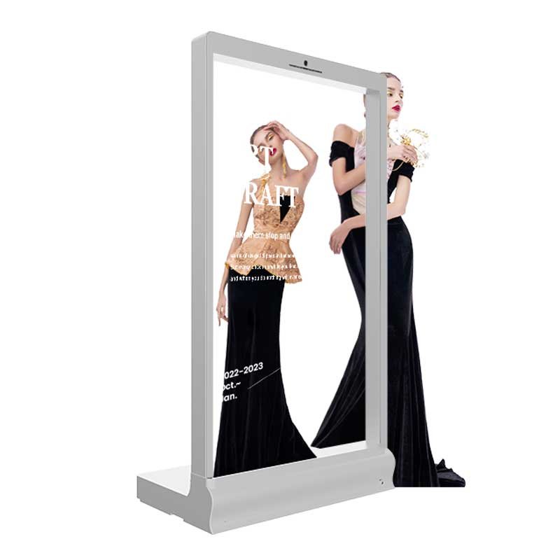 Floor-Standing Transparent OLED Display