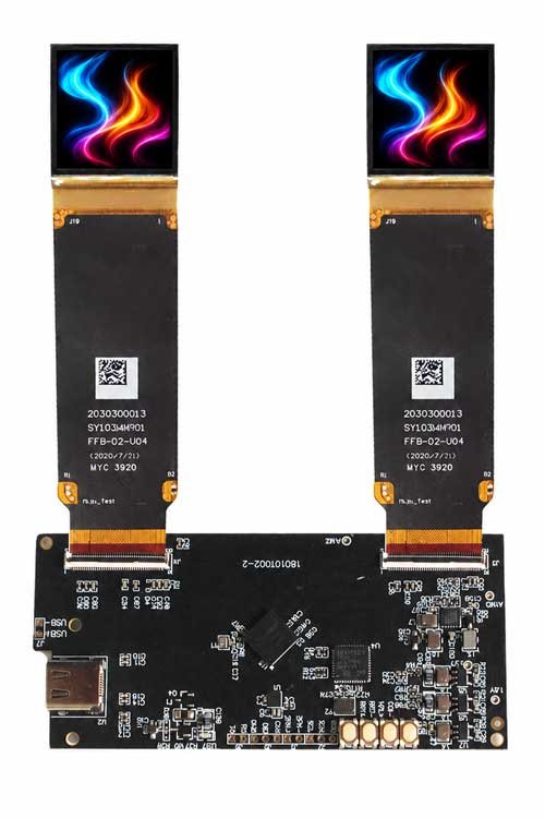 Binocular 1.03-inch 2.5K Micro OLED Type-C driver board