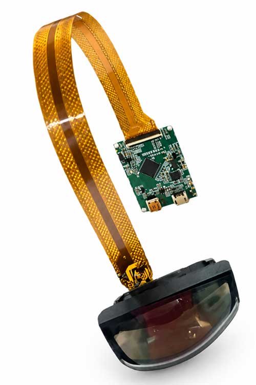 0.49-inch FHD Micro OLED Birdbath optical engine