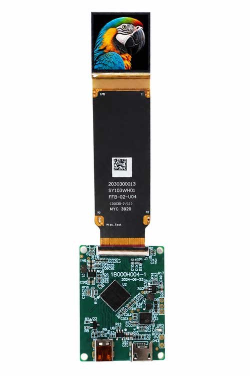1.03-inch 2.5K Micro OLED with HDMI Mini monocular driver board