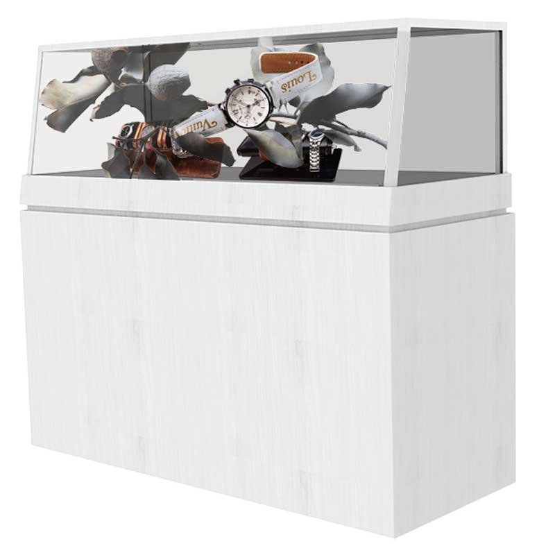 48-Inch Single-Sided Transparent OLED Display Cabinet
