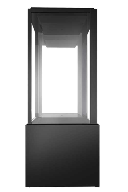 55-Inch Single-Sided Transparent OLED Display Cabinet — Empty cabinet