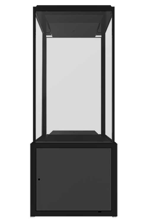 55-Inch Single-Sided Transparent OLED Display Cabinet — Rear view