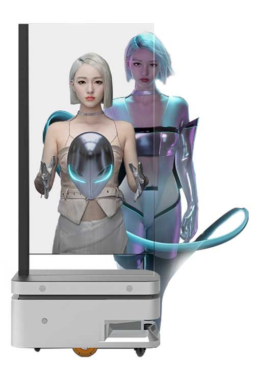 55-Inch Autonomous Mobile Base — Type A, front view