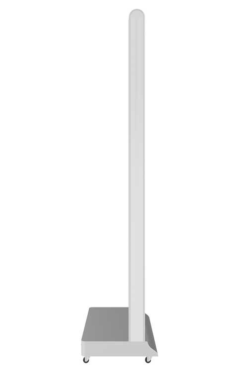 55-Inch Manual Mobile Base, side view