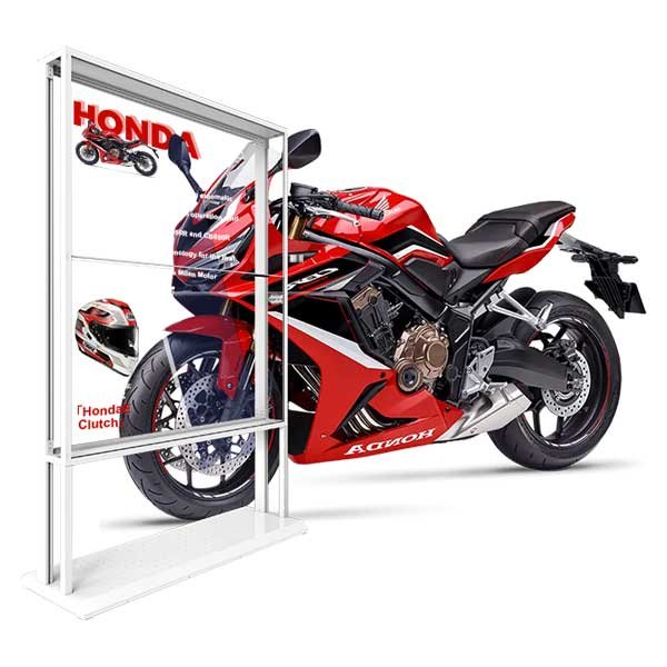 55-Inch Transparent OLED Video Wall — 1×2