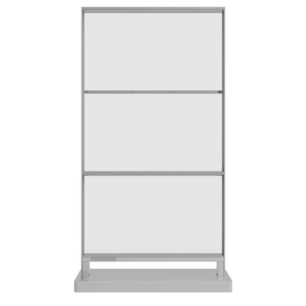 55-Inch Transparent OLED Video Wall — 1×3, rear view