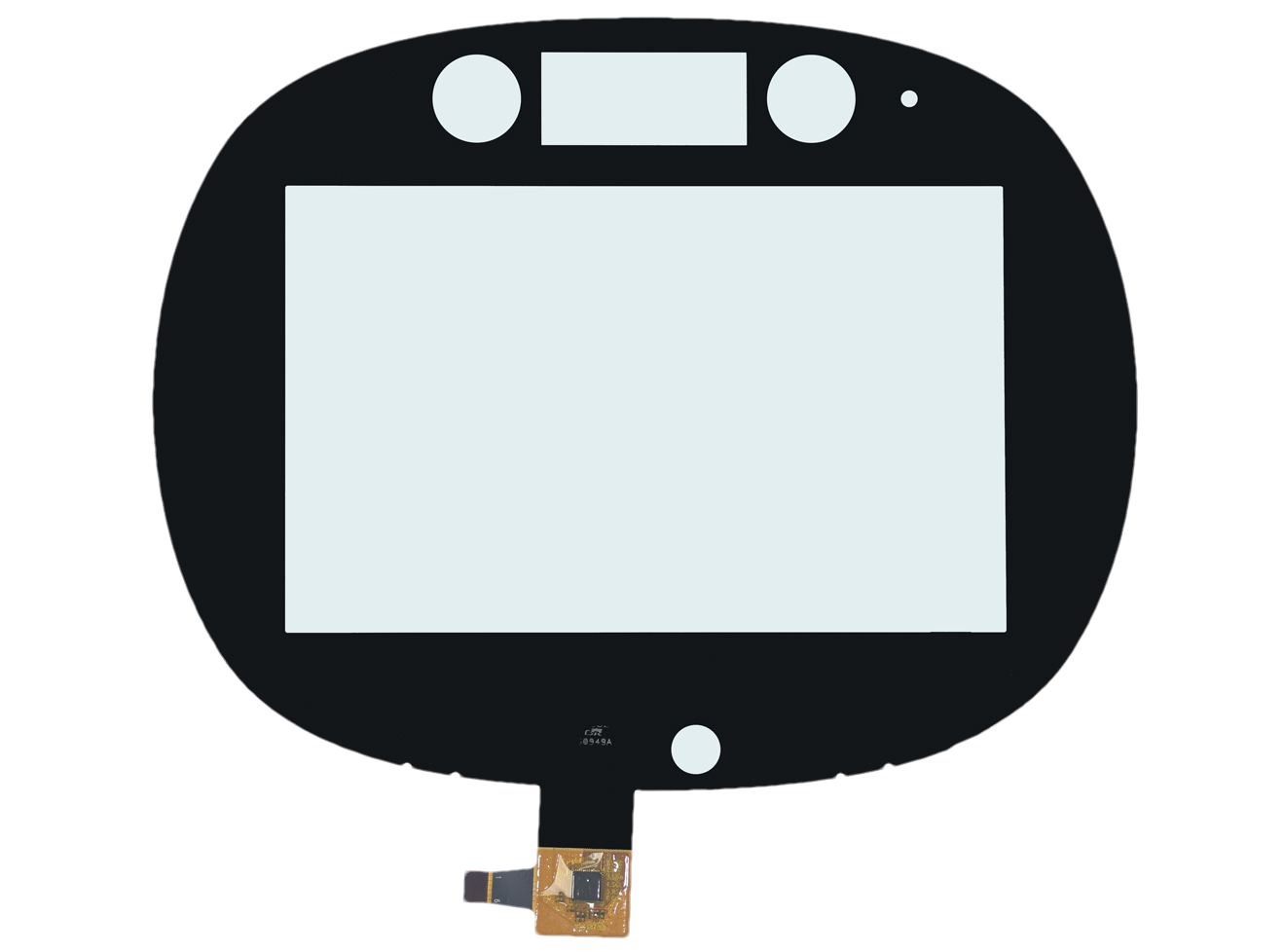 7.2 inch G+G projected capacitive touch panel for industrial control