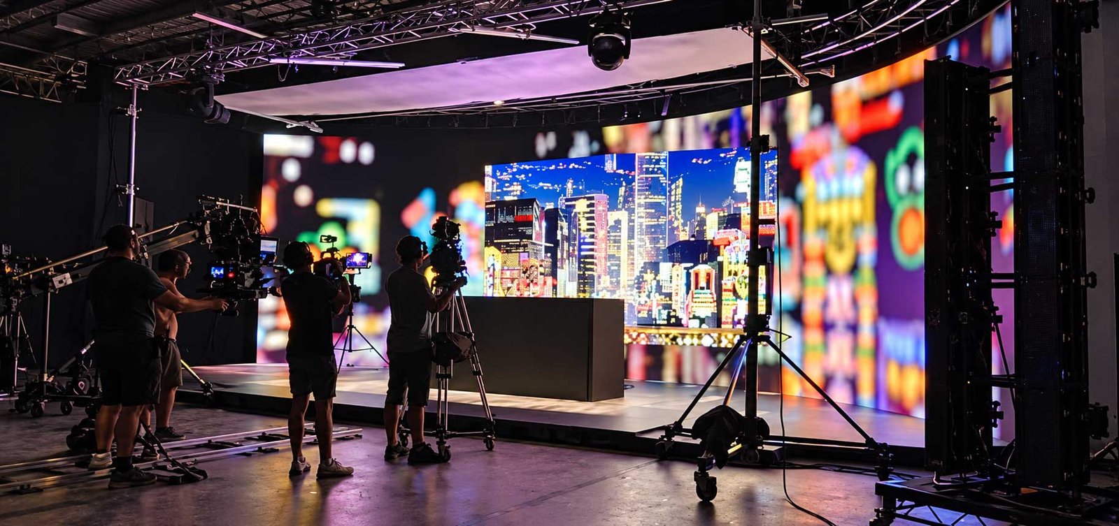 XR LED live streaming production studio
