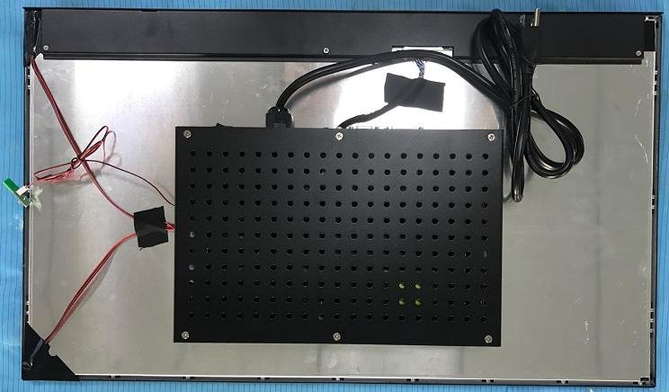 Rear electronics cover and service structure