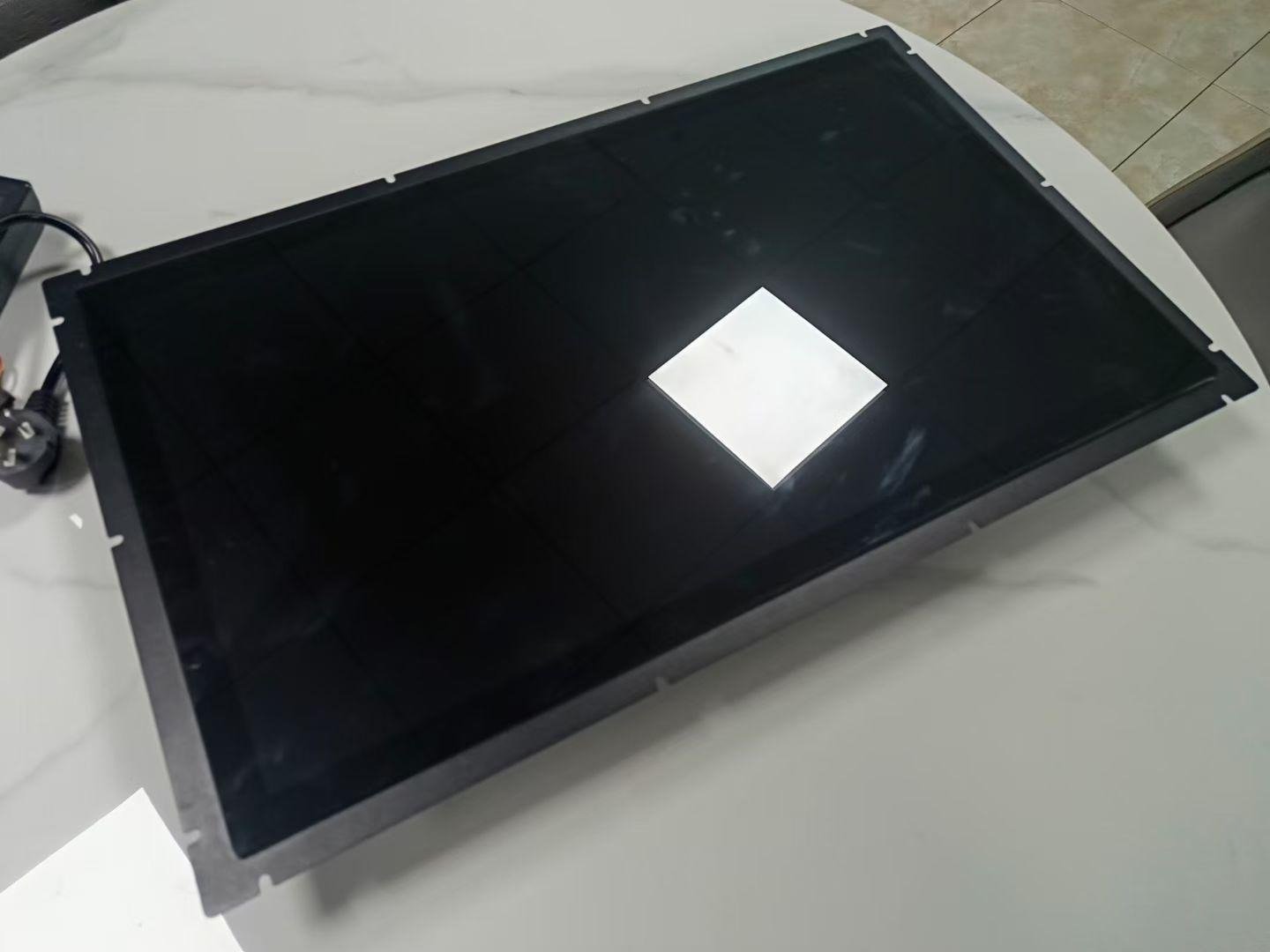 Front glass and embedded frame reference
