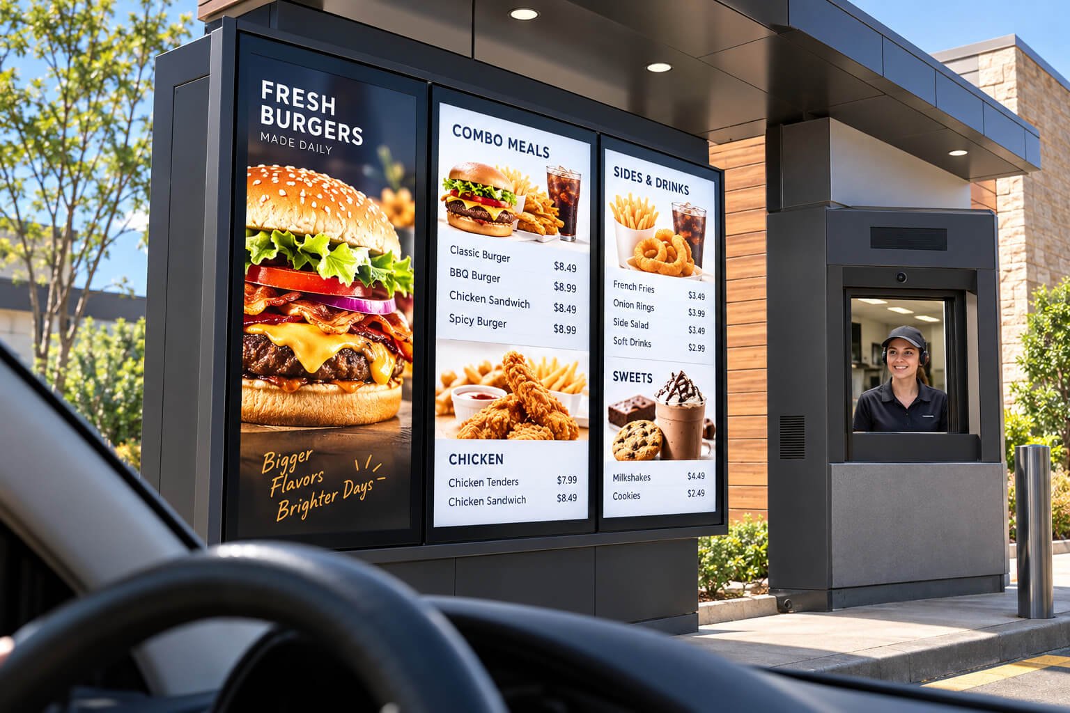 Drive-through ordering
