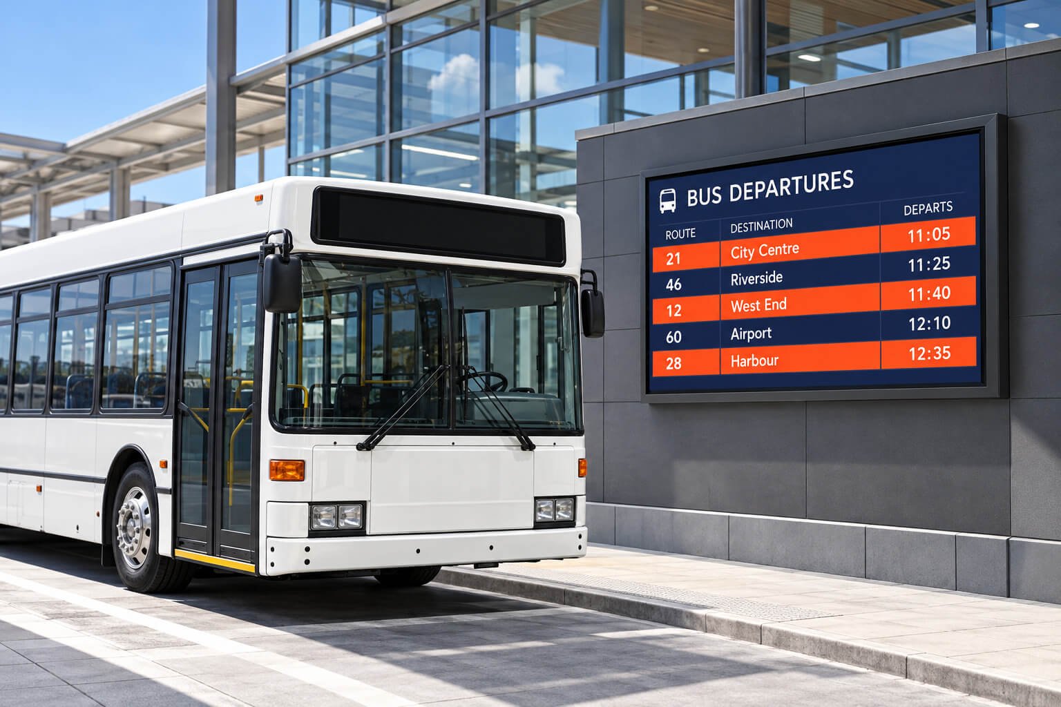 Bus-stop information systems