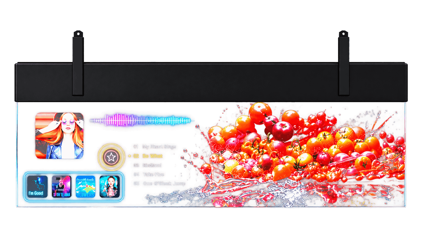 54-Inch Transparent Micro LED