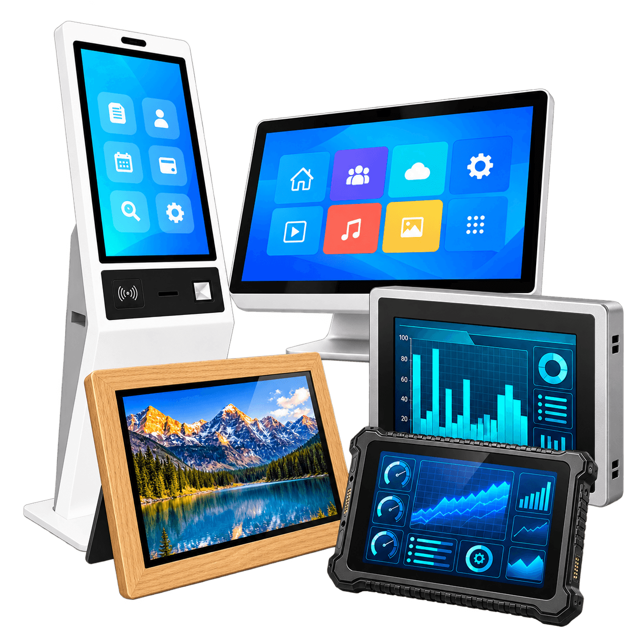 Custom Touchscreen All-in-One Terminals