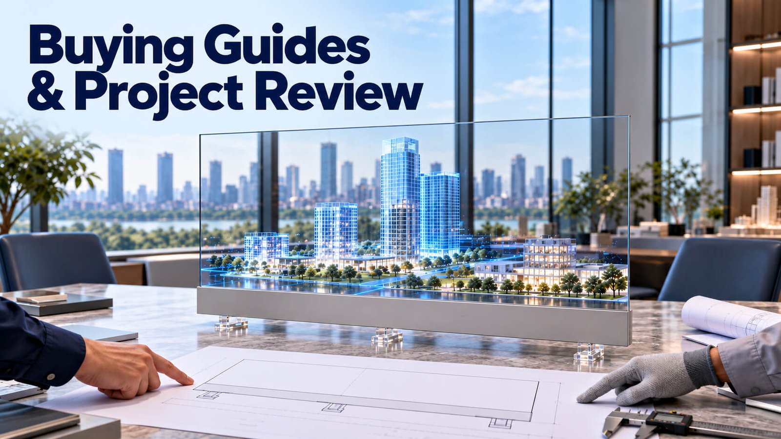Buying Guides and Project Review — transparent Micro LED sample and engineering drawings
