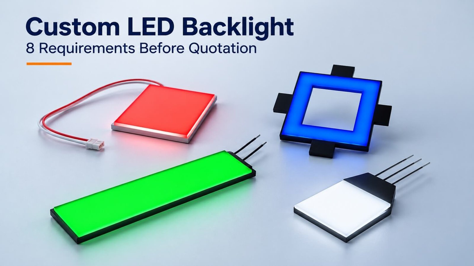 custom led backlight quotation guide