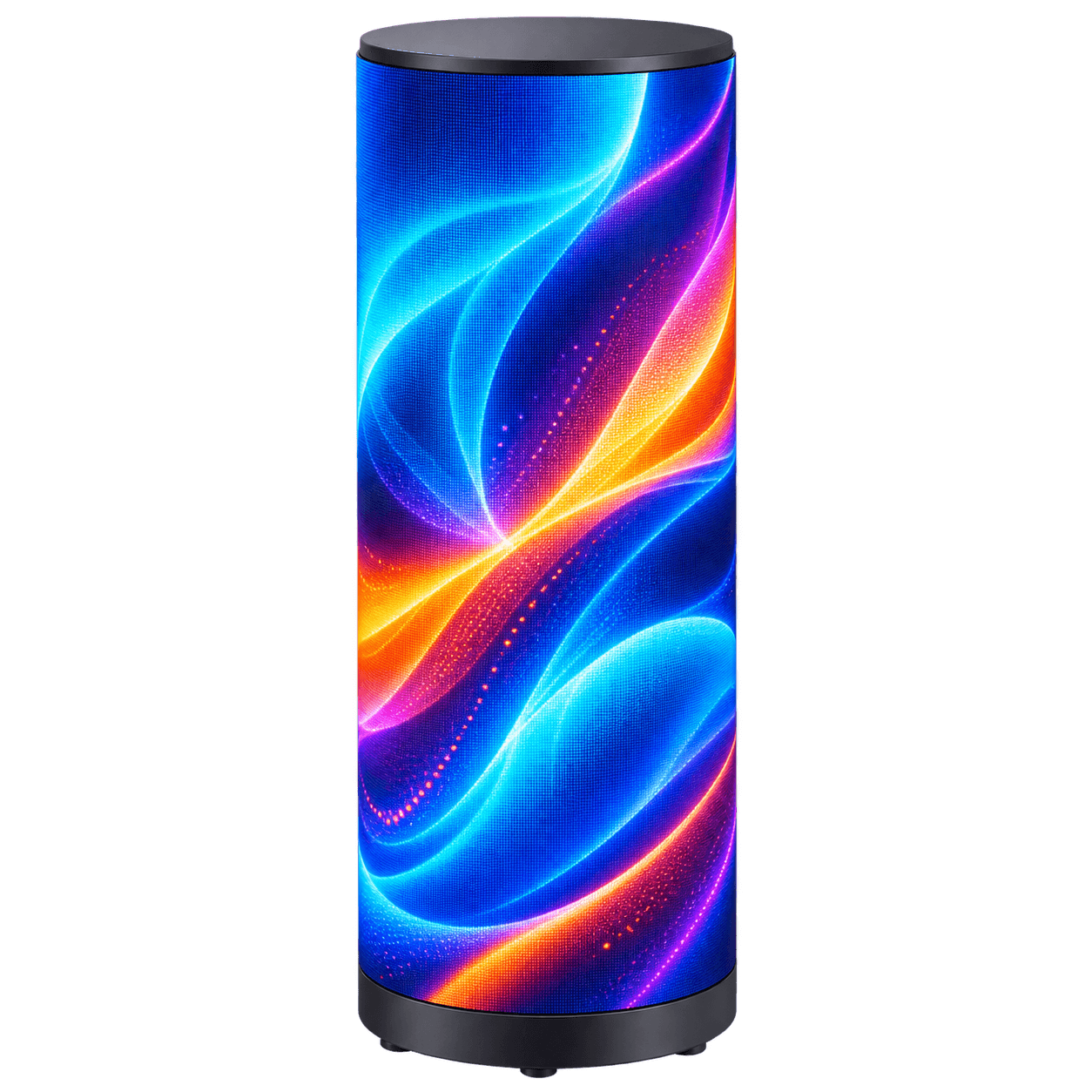 Cylindrical LED display