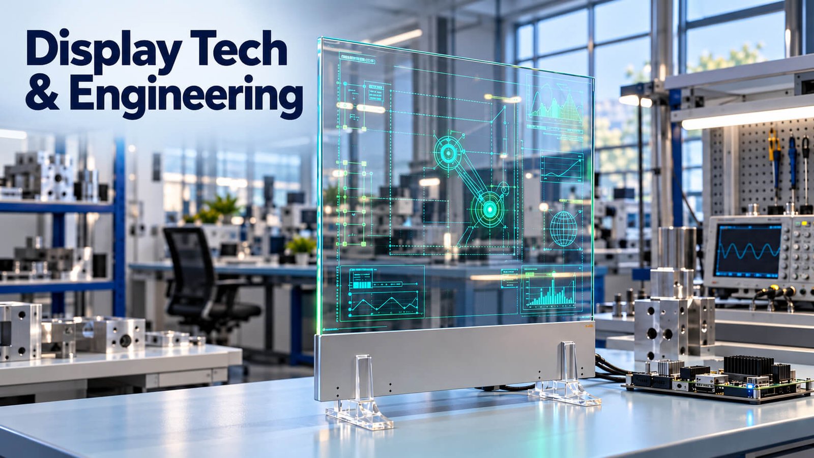 Display Tech and Engineering — transparent Micro LED display and control system