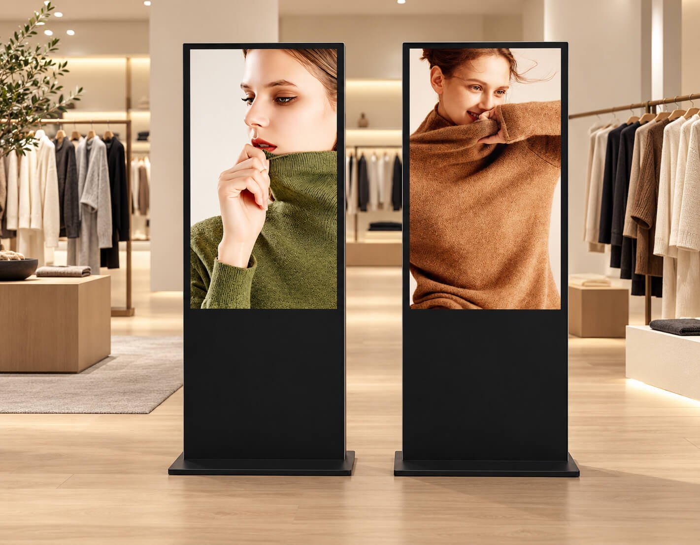Retail standing signage application concept