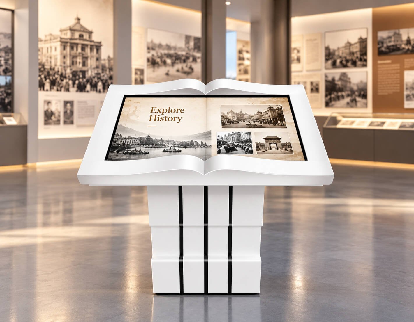 Digital Flip-Book Desks