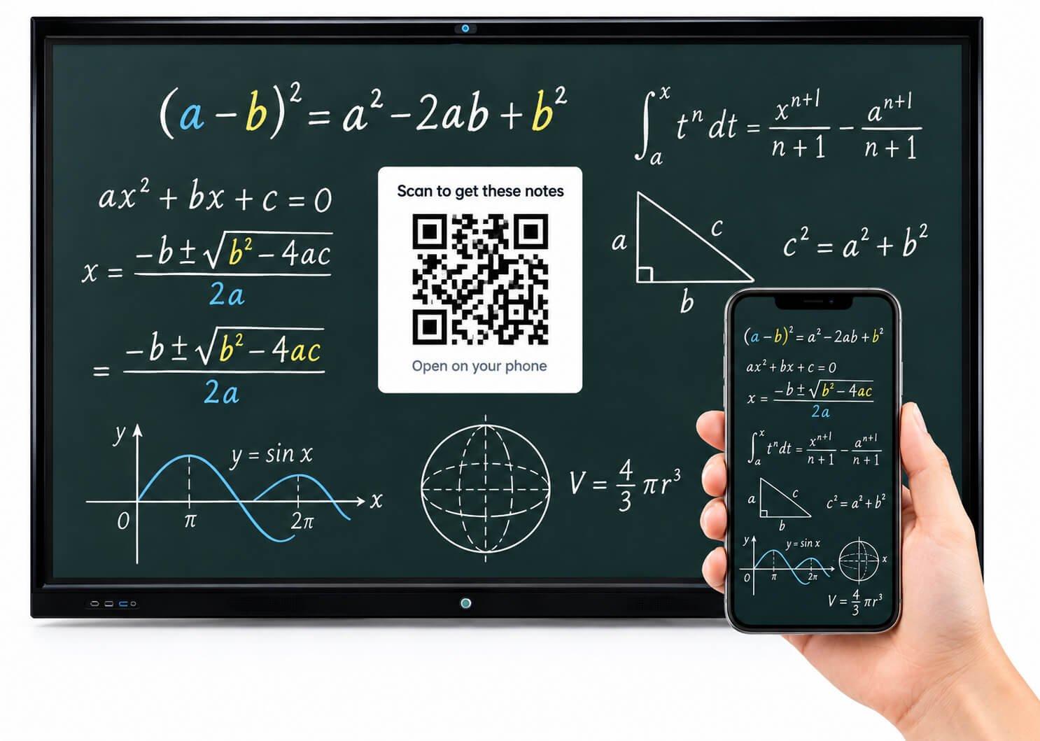 QR Note-Sharing Workflow