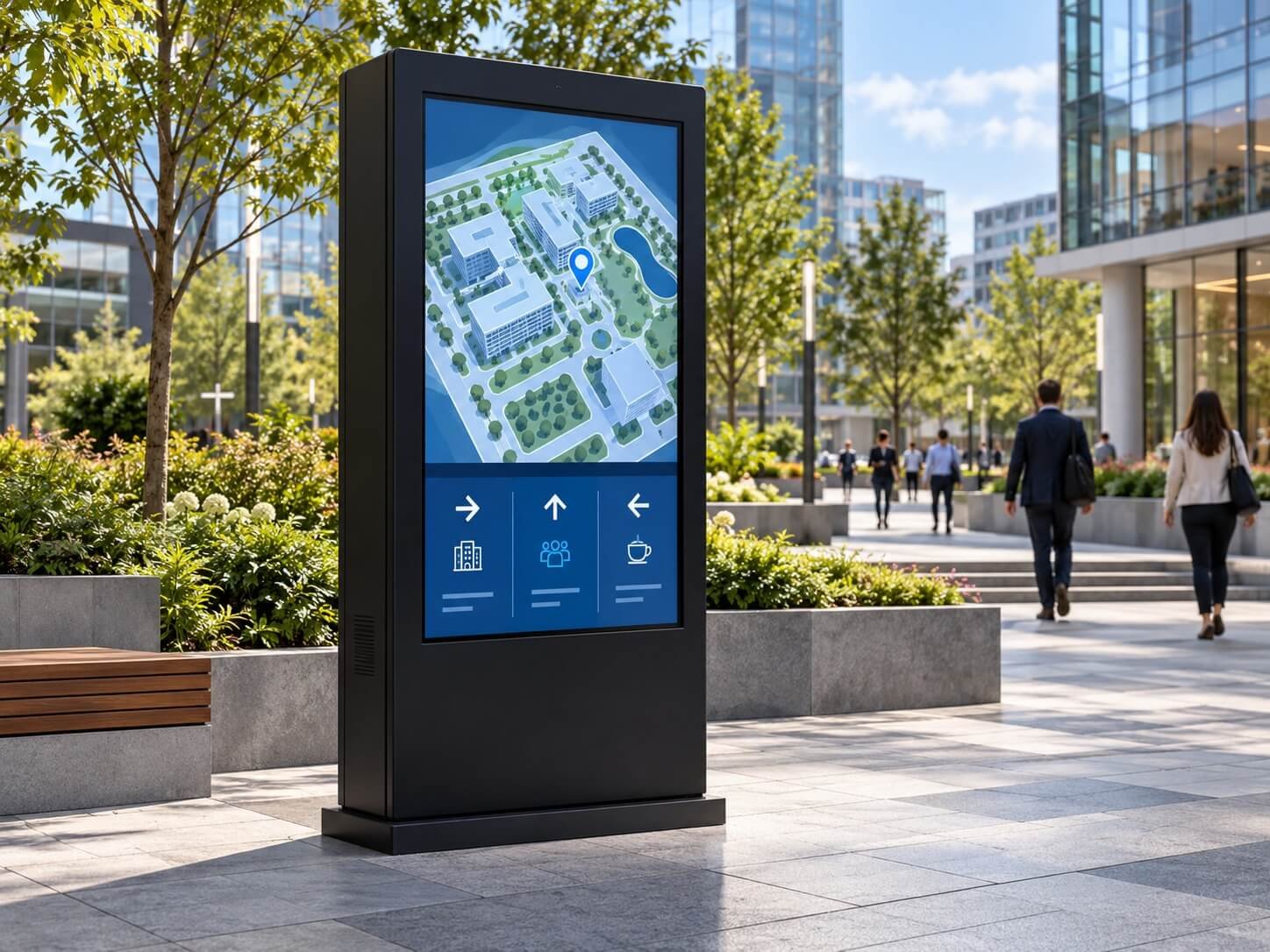 Outdoor & Public Display Systems — application overview