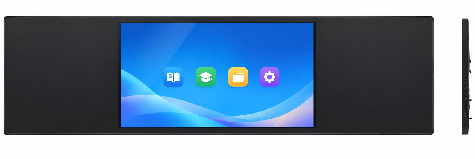 Smart Blackboard — Front & Side Views